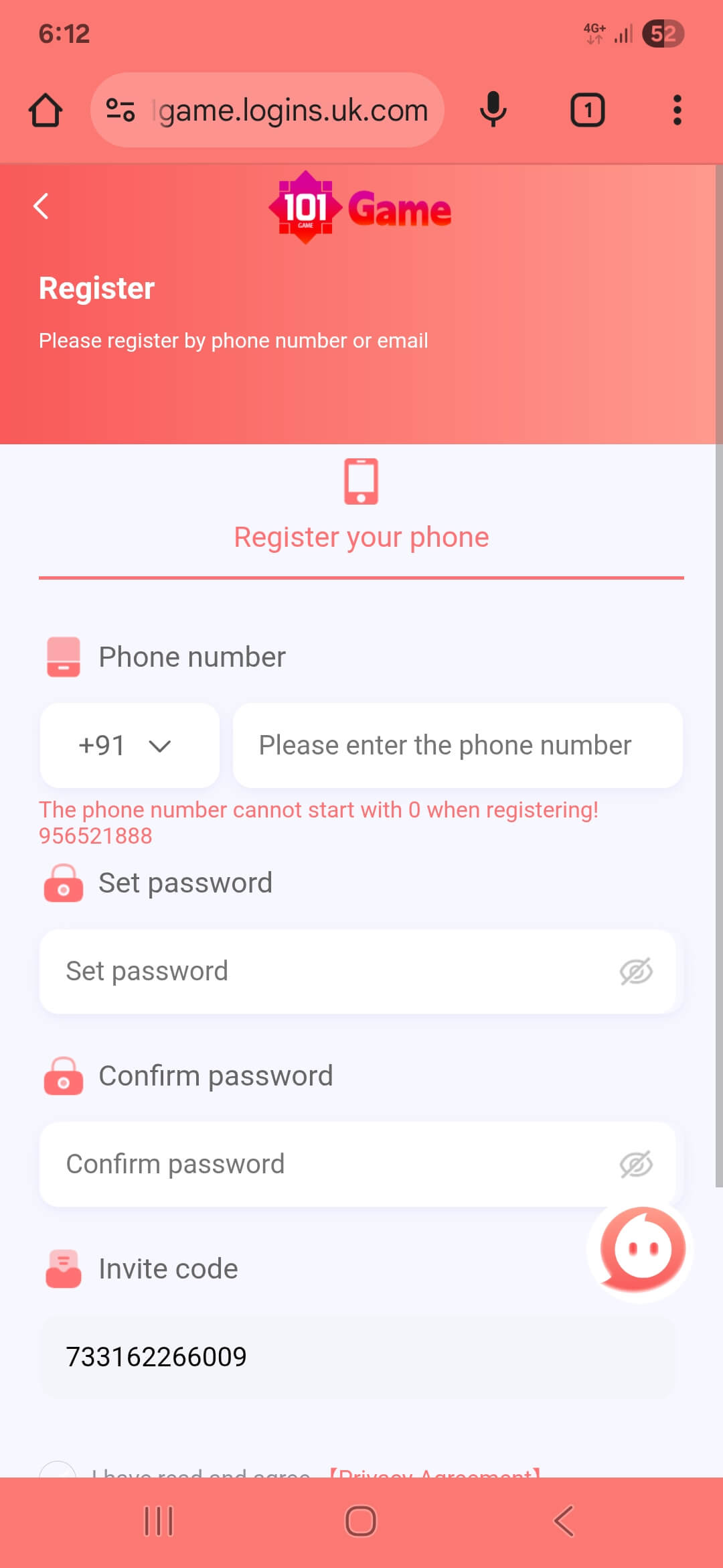 11 Club Register Screenshot